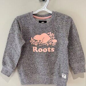 Roots Canada Kids Sweatshirt - Size 3T - Grey